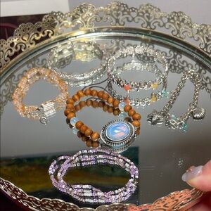 💖5 for $25😻 Silver and Gold Women's Bracelet Set